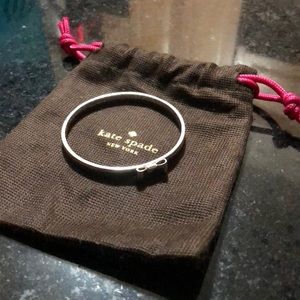 Sterling sliver Kate Spade bracelet.